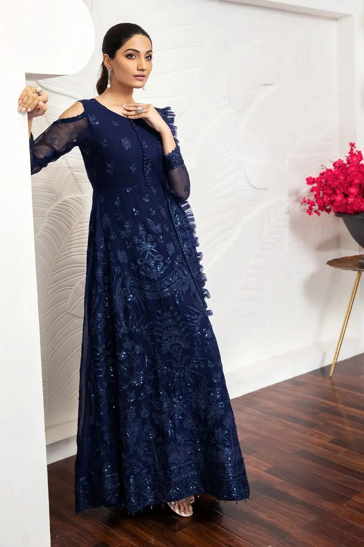 Alizeh | Formals Collection | Glace Blue by Alizeh - Designer Dress - Type: Ladies Clothes - Available at Libayah - 100% Original