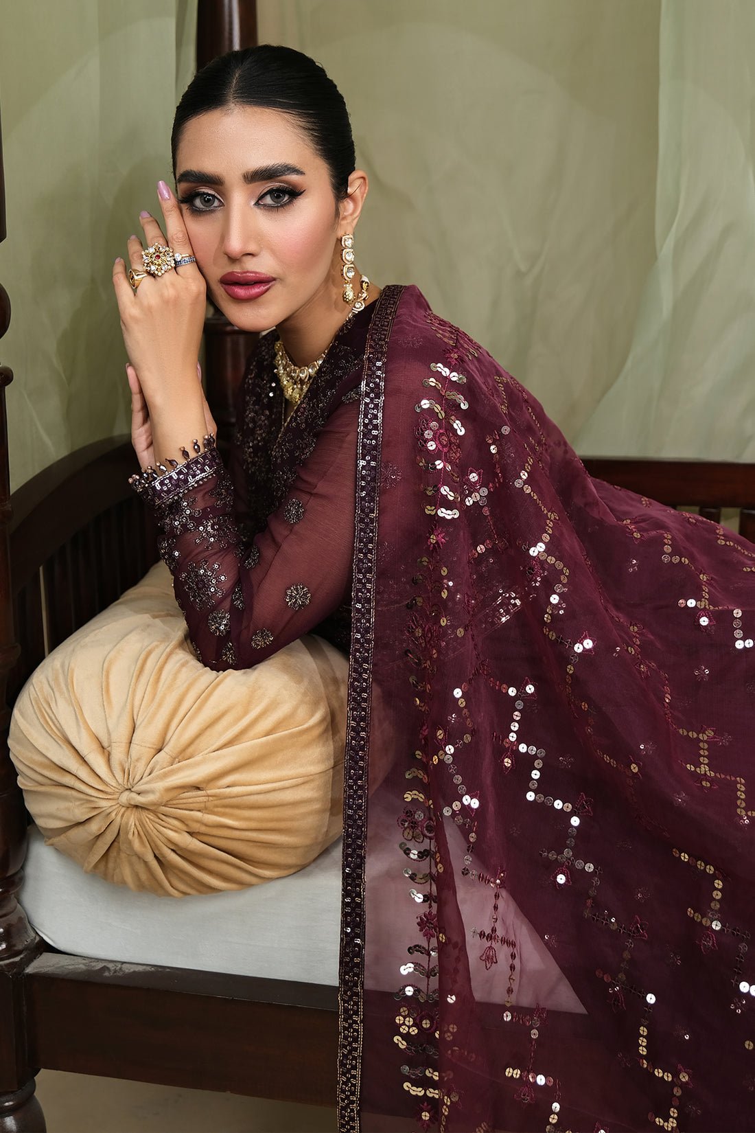 Alizeh | Formals Collection | ZURI UF-V03D03 by Alizeh - Designer Dress - Type: Ladies Clothes - Available at Libayah - 100% Original