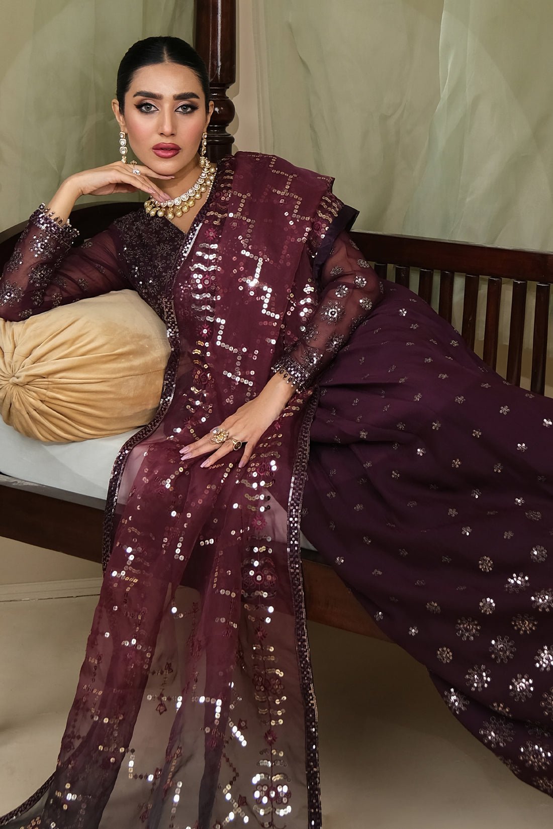 Alizeh | Formals Collection | ZURI UF-V03D03 by Alizeh - Designer Dress - Type: Ladies Clothes - Available at Libayah - 100% Original