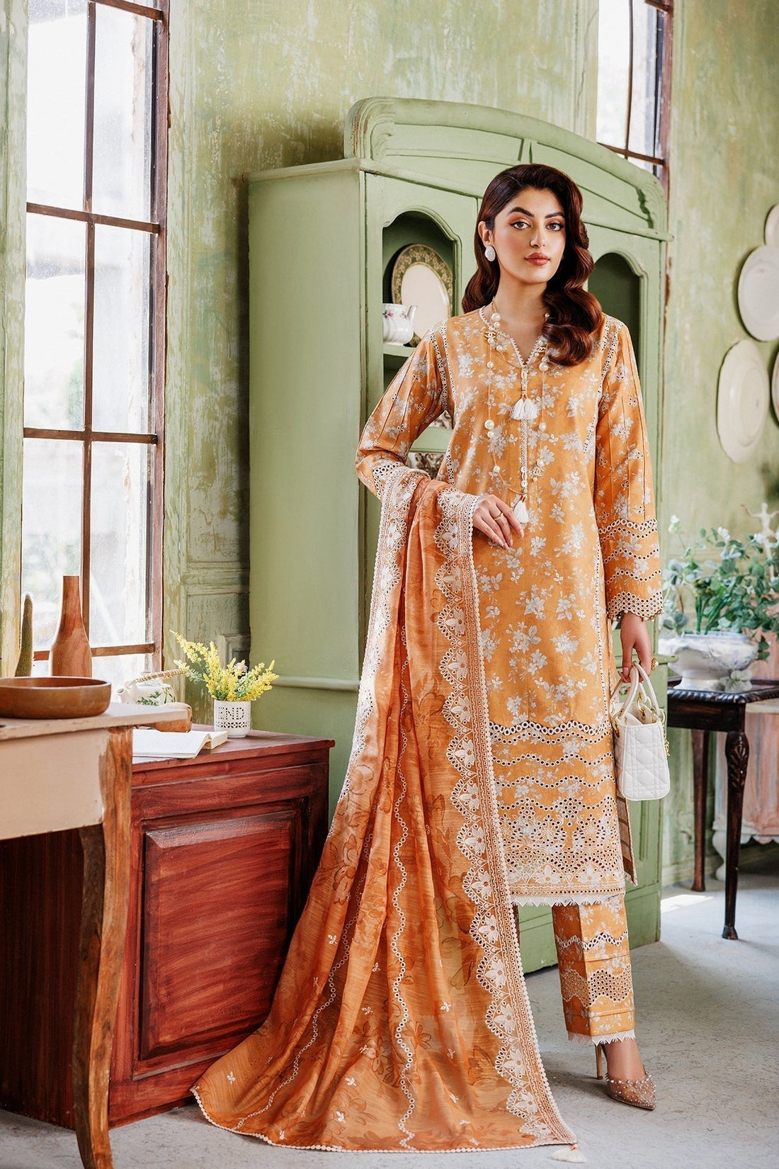 Alizeh | Maahi Vol 2 | AF-EPL-7014-SUNG by Alizeh - Designer Dress - Type: Ladies Clothes - Available at Libayah - 100% Original
