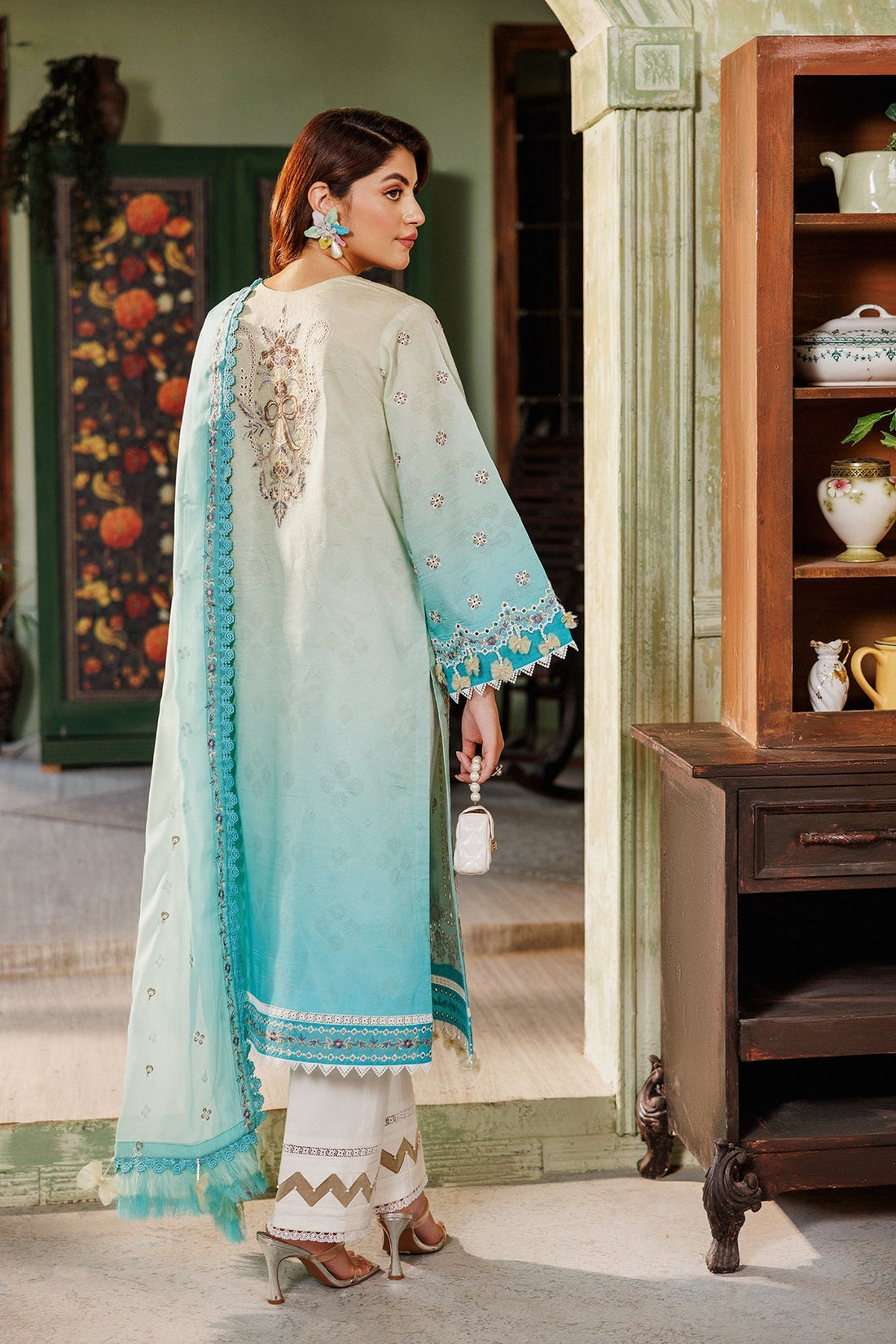 Alizeh | Maahi Vol 2 | AF-EPL-7016-ZARI by Alizeh - Designer Dress - Type: Ladies Clothes - Available at Libayah - 100% Original