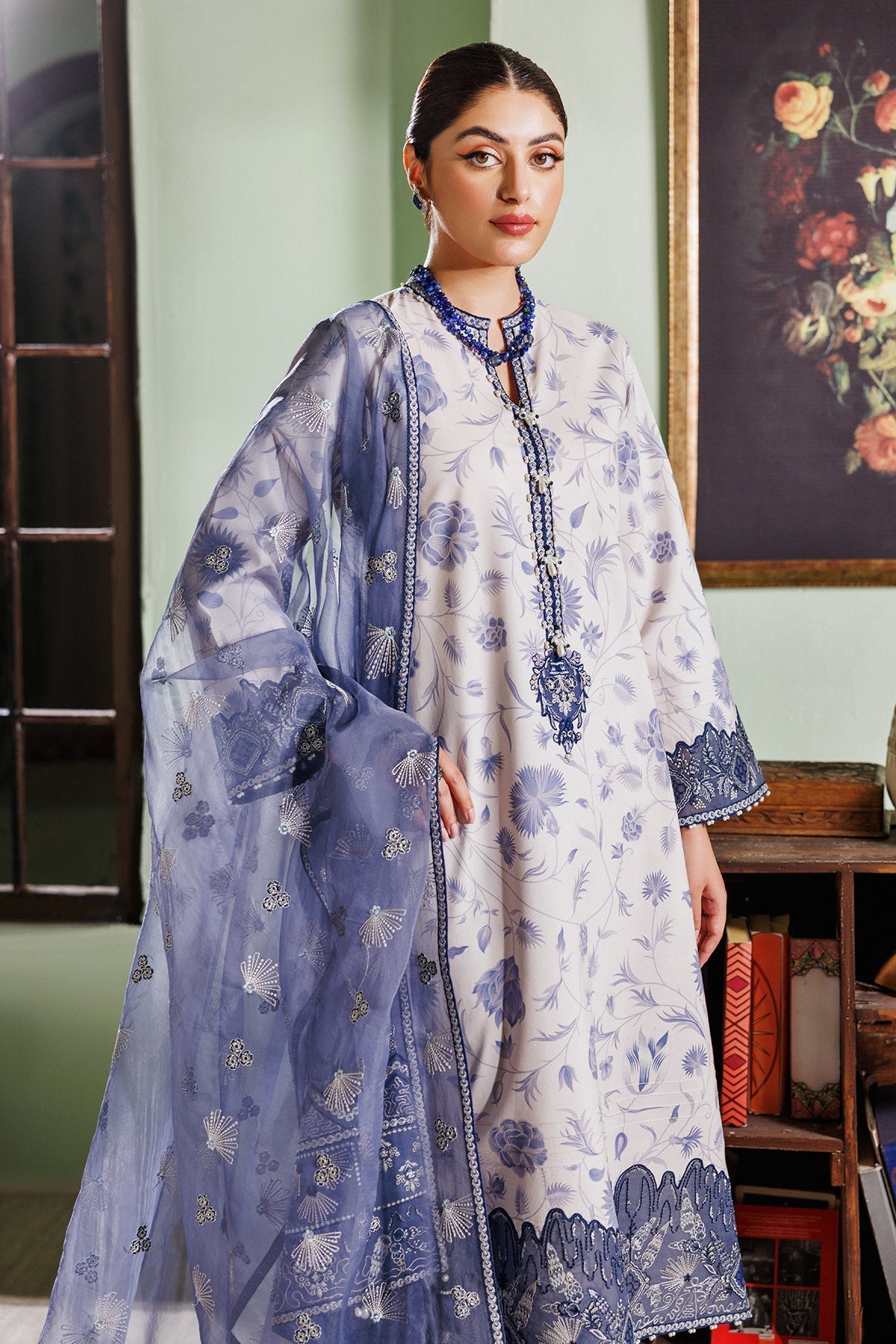 Alizeh | Maahi Vol 2 | AF-EPL-7019-SHAM by Alizeh - Designer Dress - Type: Ladies Clothes - Available at Libayah - 100% Original