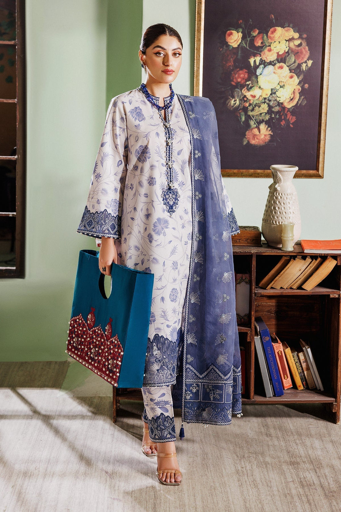 Alizeh | Maahi Vol 2 | AF-EPL-7019-SHAM by Alizeh - Designer Dress - Type: Ladies Clothes - Available at Libayah - 100% Original