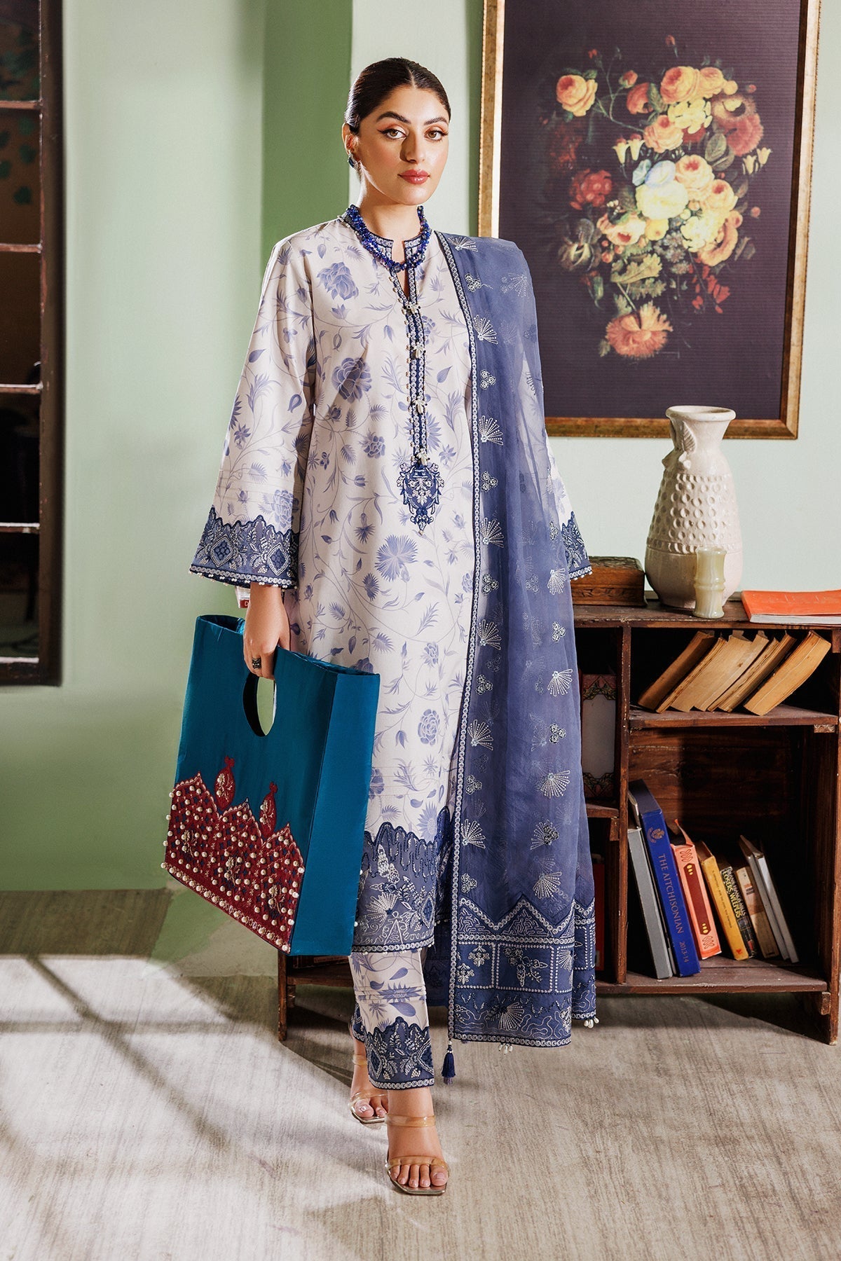 Alizeh | Maahi Vol 2 | AF-EPL-7019-SHAM by Alizeh - Designer Dress - Type: Ladies Clothes - Available at Libayah - 100% Original