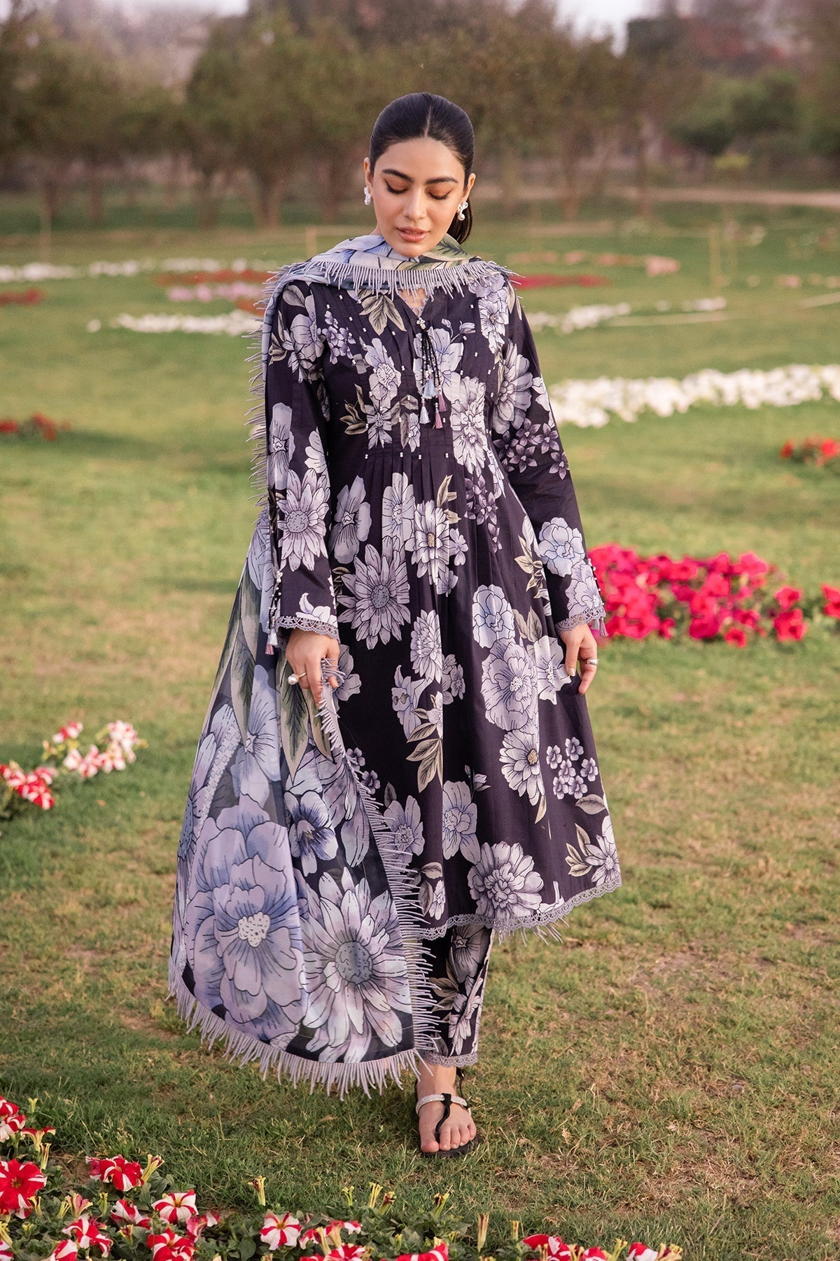 Alizeh | Sheen Lawn Prints 24 | CALLA by Alizeh - Designer Dress - Type: Ladies Clothes - Available at Libayah - 100% Original