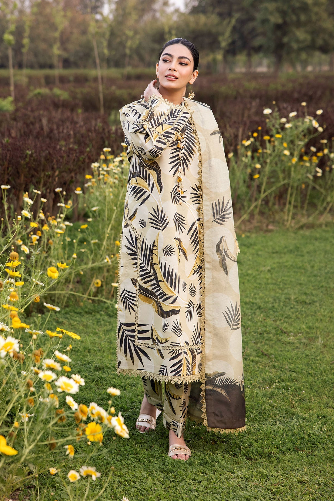 Alizeh | Sheen Lawn Prints 24 | DAFFODIL by Alizeh - Designer Dress - Type: Ladies Clothes - Available at Libayah - 100% Original
