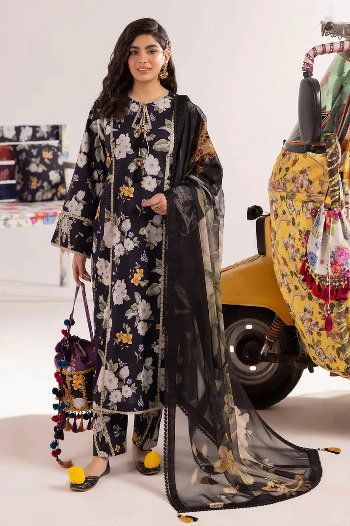 Alizeh | Sheen Lawn Prints 24 | Flora by Alizeh - Designer Dress - Type: Ladies Clothes - Available at Libayah - 100% Original