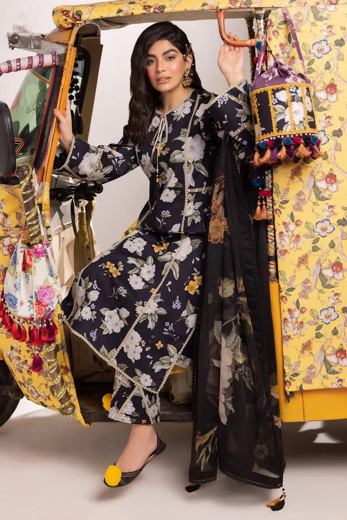 Alizeh | Sheen Lawn Prints 24 | Flora by Alizeh - Designer Dress - Type: Ladies Clothes - Available at Libayah - 100% Original