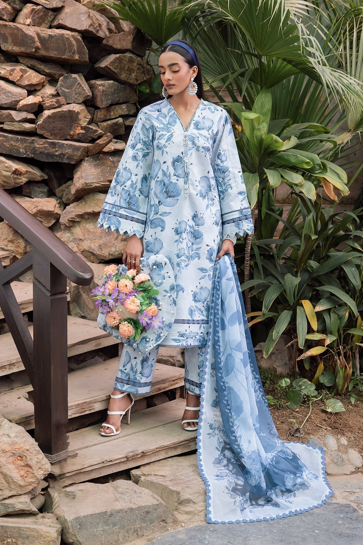 Alizeh | Sheen Lawn Prints 24 | GLORY by Alizeh - Designer Dress - Type: Ladies Clothes - Available at Libayah - 100% Original