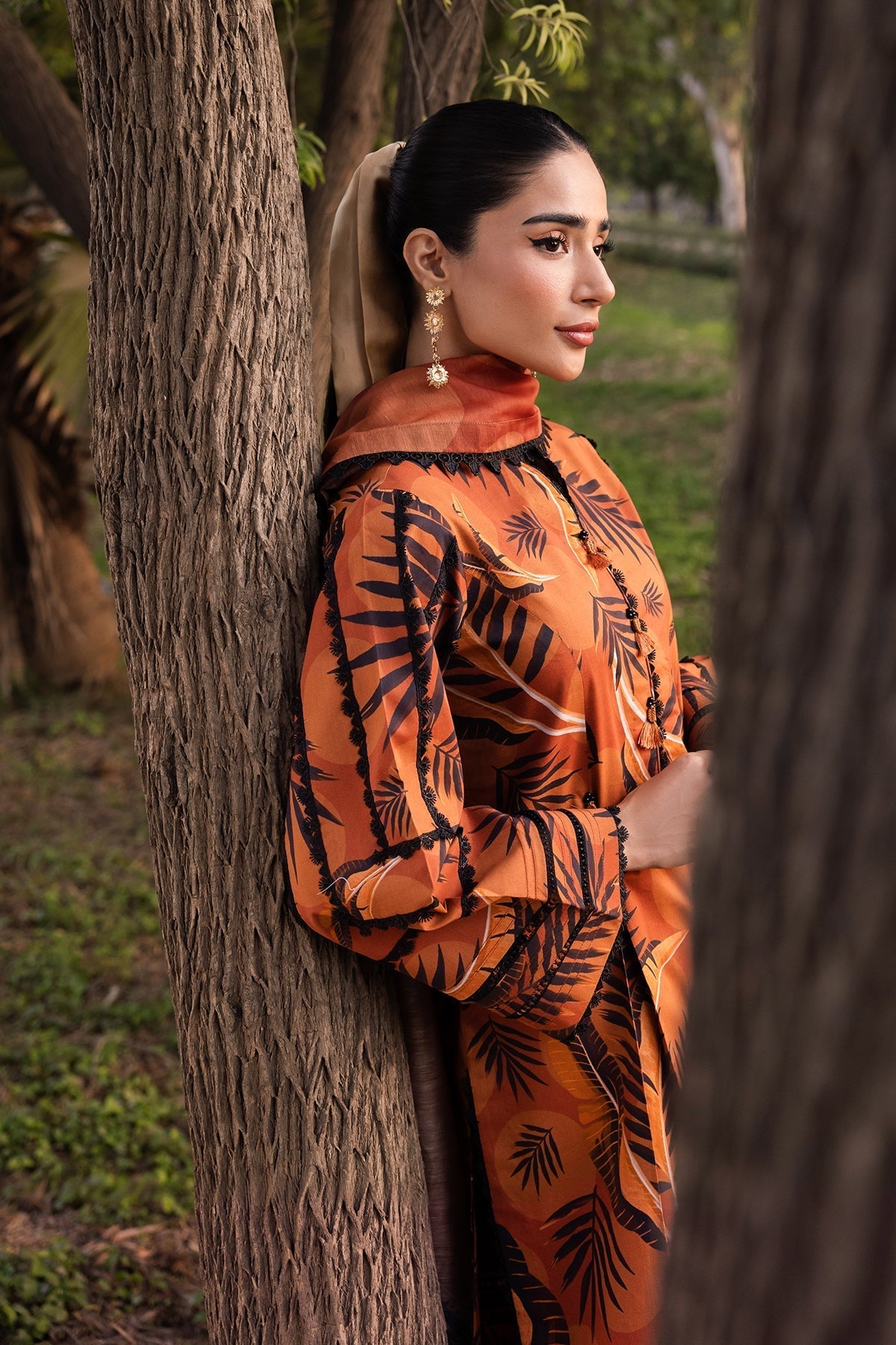 Alizeh | Sheen Lawn Prints 24 | MARIGOLD by Alizeh - Designer Dress - Type: Ladies Clothes - Available at Libayah - 100% Original