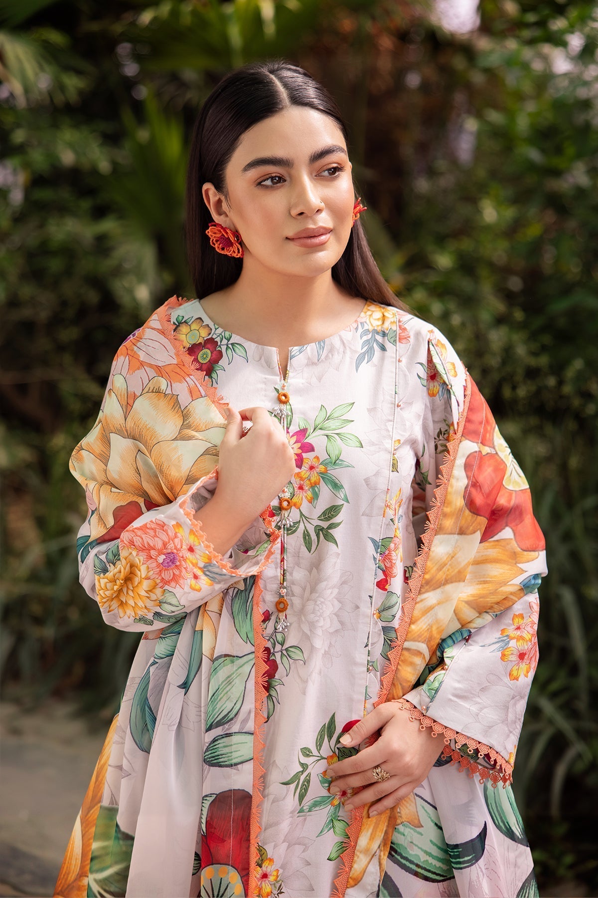 Alizeh | Sheen Lawn Prints 24 | ORCHID by Alizeh - Designer Dress - Type: Ladies Clothes - Available at Libayah - 100% Original