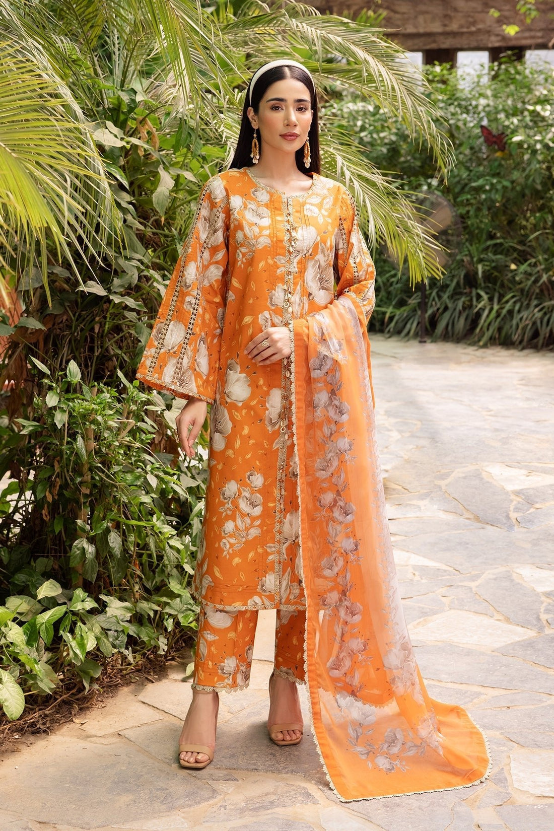 Alizeh | Sheen Lawn Prints 24 | SUNFLOWER by Alizeh - Designer Dress - Type: Ladies Clothes - Available at Libayah - 100% Original