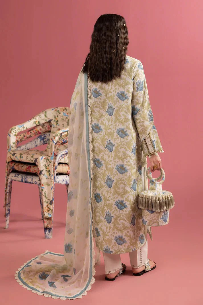 Alizeh | Sheen Lawn Prints 24 | Tesoro by Alizeh - Designer Dress - Type: Ladies Clothes - Available at Libayah - 100% Original