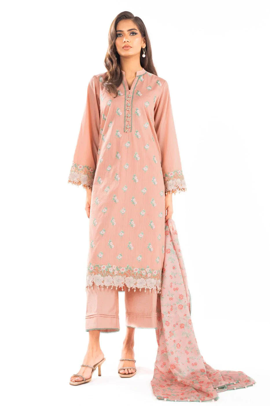 Alkaram | Luxury Lawn 24 | EC-19-24 by Alkaram - Designer Dress - Type: Ladies Clothes - Available at Libayah - 100% Original