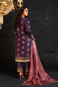 Alkaram | Spring Summer Festive 24 | Embroidered Cotton Satin Purple by Alkaram - Designer Dress - Type: Ladies Clothes - Available at Libayah - 100% Original