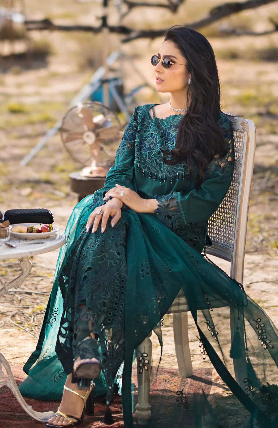Alzohaib | Mahiymaan Luxury Lawn | MLL- Evergreen Enchantment by Alzohaib - Designer Dress - Type: Ladies Clothes - Available at Libayah - 100% Original