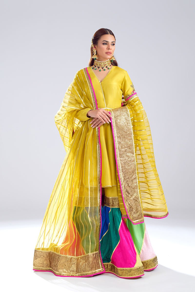Fahad Hussayn | Formals 2024 | Amaltas by Fahad Hussayn - Designer Dress - Type: Ladies Clothes - Available at Libayah - 100% Original
