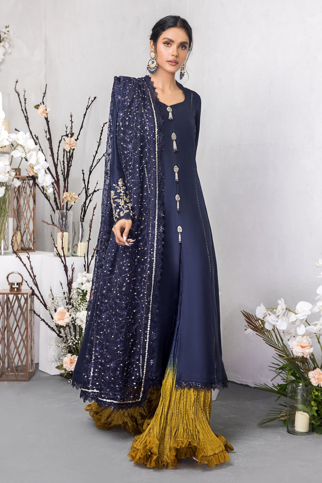 Anam Akhlaq | Festive Collection | D-29 by Anam Akhlaq - Designer Dress - Type: Ladies Clothes - Available at Libayah - 100% Original