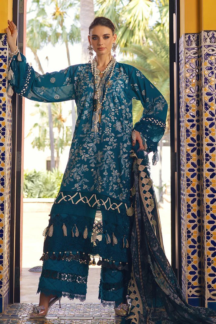 Annus Abrar | Neroli Luxury Lawn | Riba by Annus Abrar - Designer Dress - Type: Ladies Clothes - Available at Libayah - 100% Original