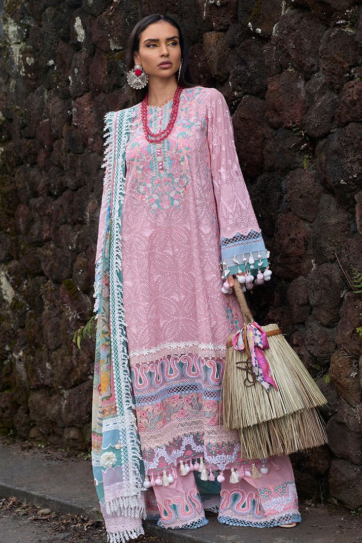 Ansab Jahangir | Zoha Lawn 24 | Peony by Ansab Jahangir - Designer Dress - Type: Ladies Clothes - Available at Libayah - 100% Original