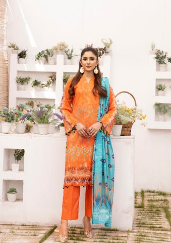 Art & Style |Monsoon Collection | D#16 by Art & Style - Designer Dress - Type: Ladies Clothes - Available at Libayah - 100% Original