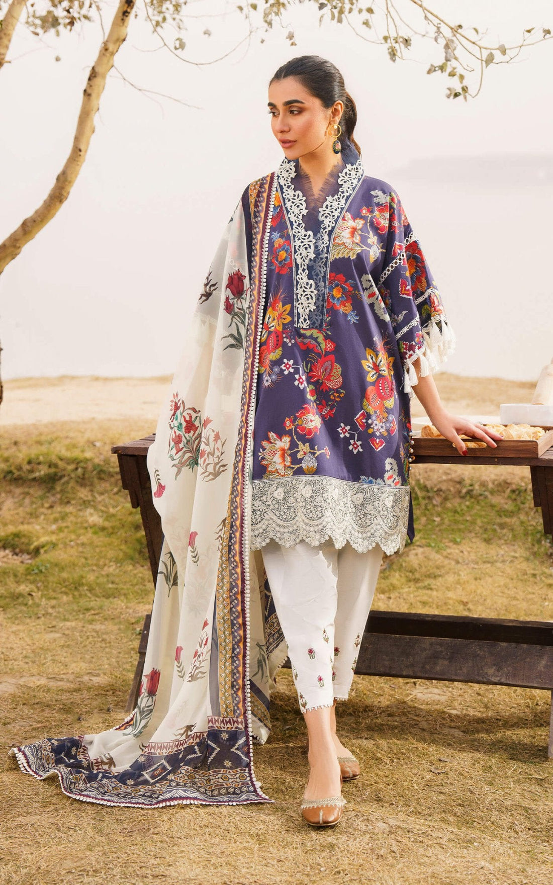 Asifa and Nabeel | Meraki Summer 24 | ALORA-U141M003 by Asifa and Nabeel - Designer Dress - Type: Ladies Clothes - Available at Libayah - 100% Original