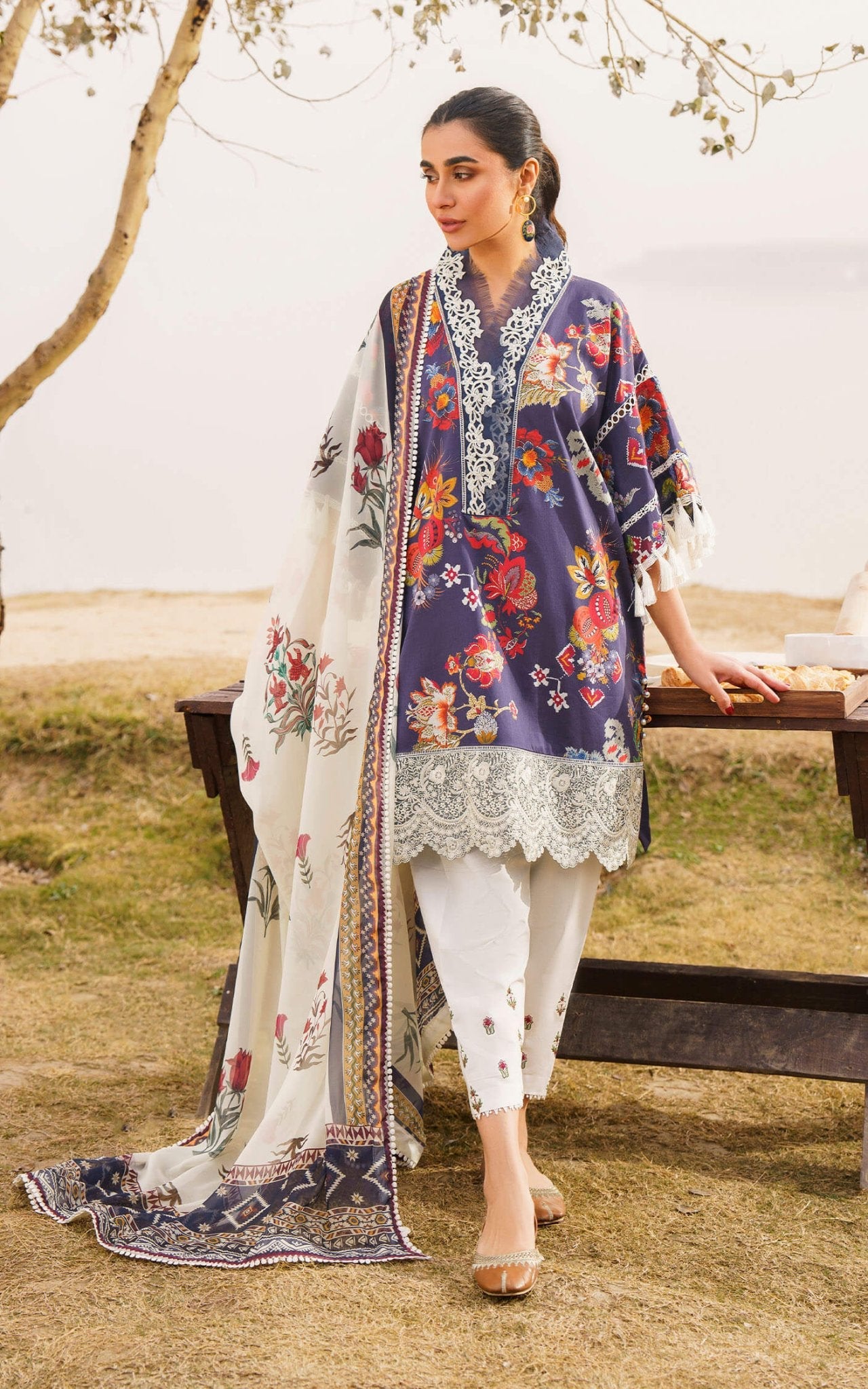 Asifa and Nabeel | Meraki Summer 24 | ALORA-U141M003 by Asifa and Nabeel - Designer Dress - Type: Ladies Clothes - Available at Libayah - 100% Original