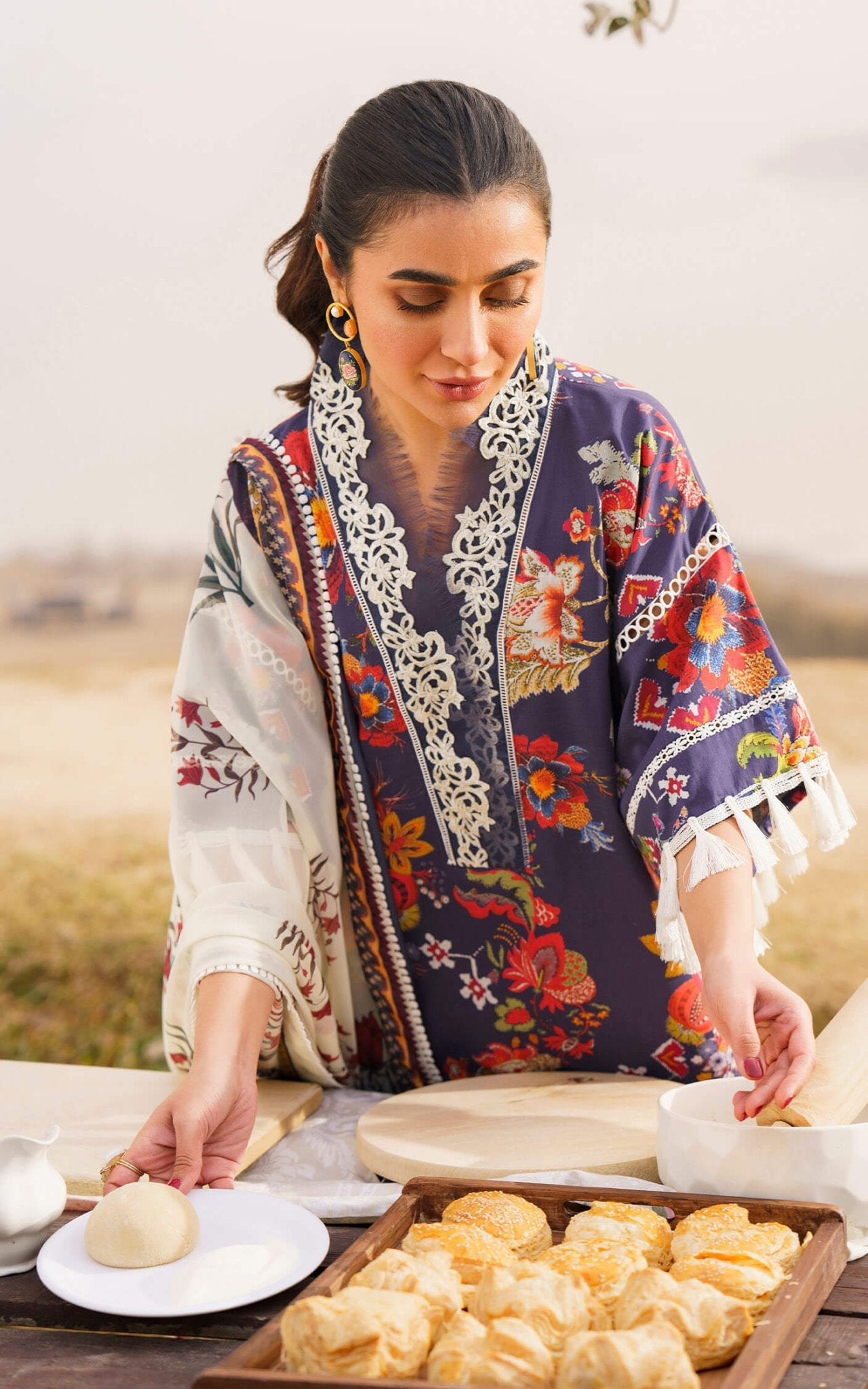 Asifa and Nabeel | Meraki Summer 24 | ALORA-U141M003 by Asifa and Nabeel - Designer Dress - Type: Ladies Clothes - Available at Libayah - 100% Original