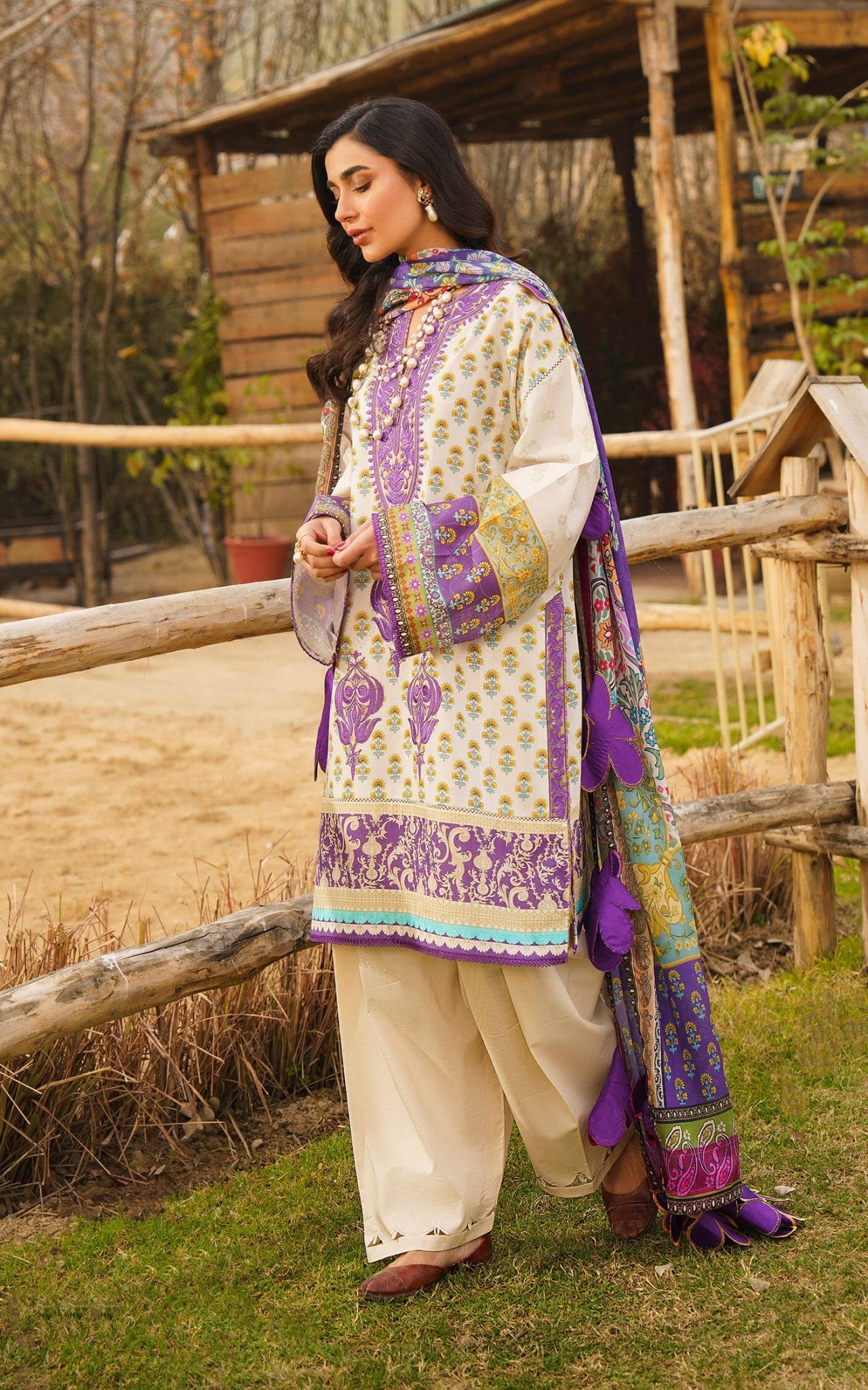 Asifa and Nabeel | Meraki Summer 24 | ALYSSA by Asifa and Nabeel - Designer Dress - Type: Ladies Clothes - Available at Libayah - 100% Original