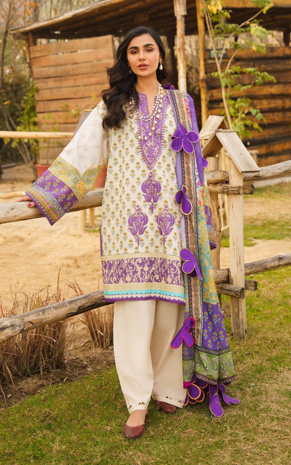 Asifa and Nabeel | Meraki Summer 24 | ALYSSA by Asifa and Nabeel - Designer Dress - Type: Ladies Clothes - Available at Libayah - 100% Original