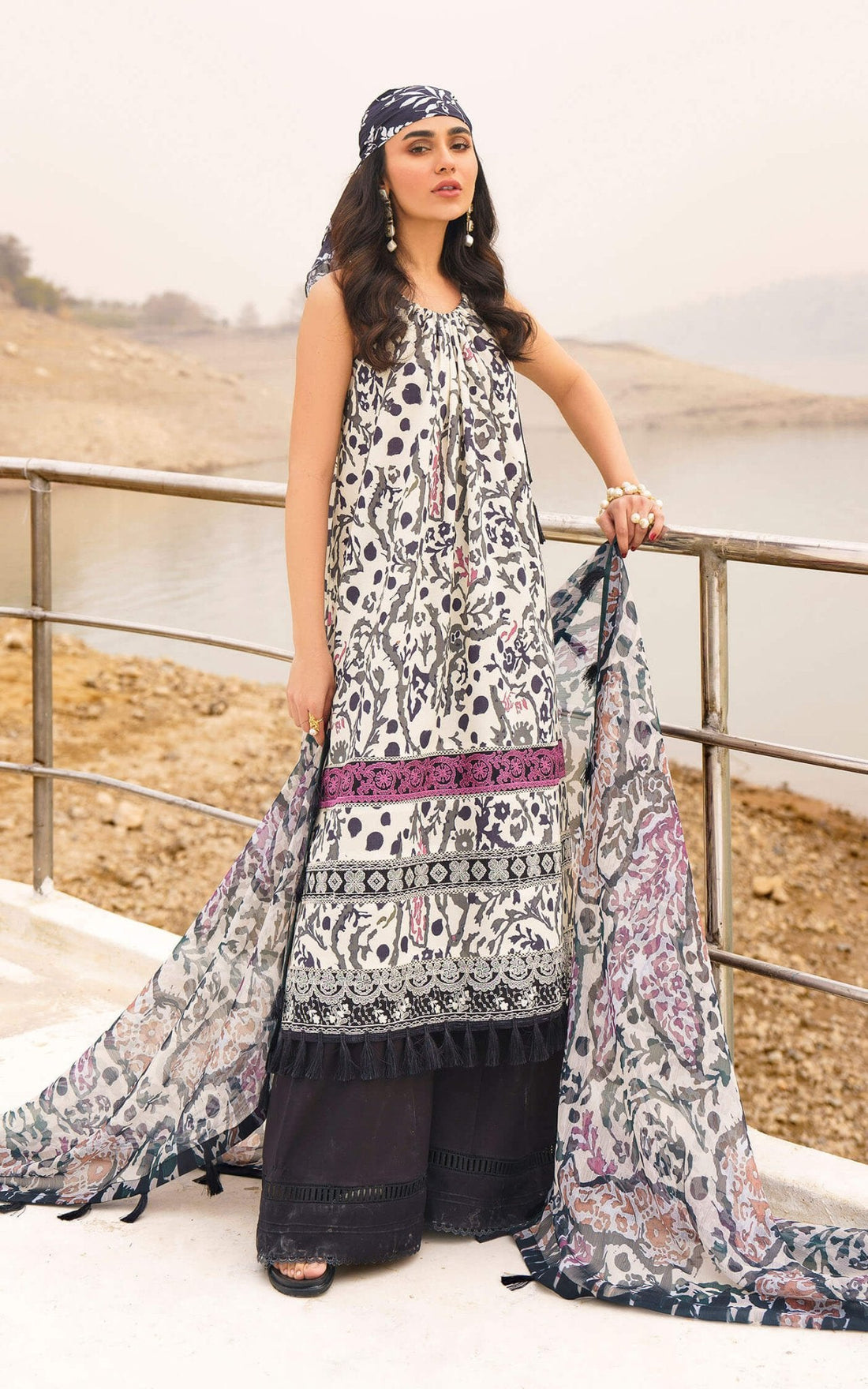 Asifa and Nabeel | Meraki Summer 24 | Begonia by Asifa and Nabeel - Designer Dress - Type: Ladies Clothes - Available at Libayah - 100% Original