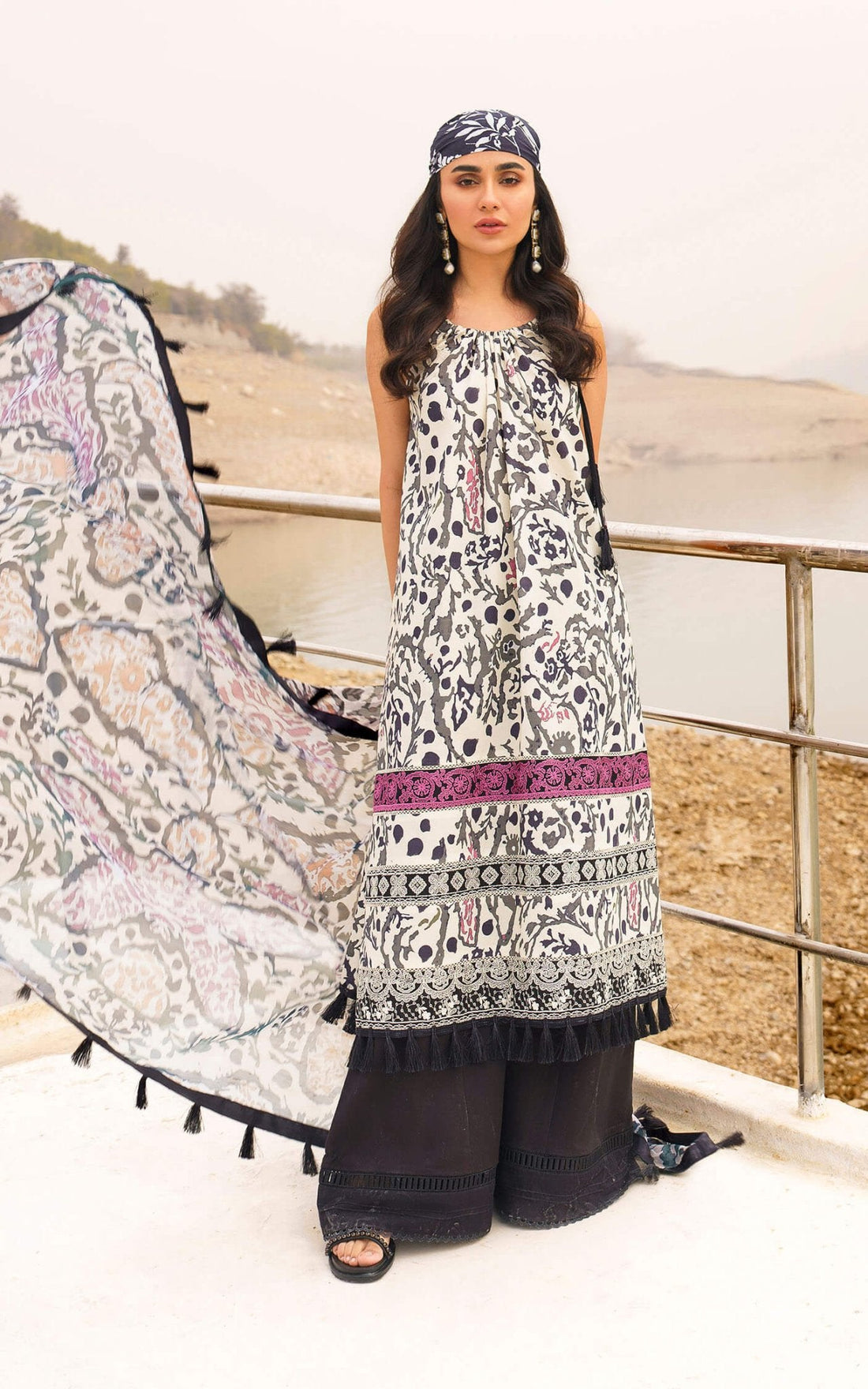 Asifa and Nabeel | Meraki Summer 24 | Begonia by Asifa and Nabeel - Designer Dress - Type: Ladies Clothes - Available at Libayah - 100% Original