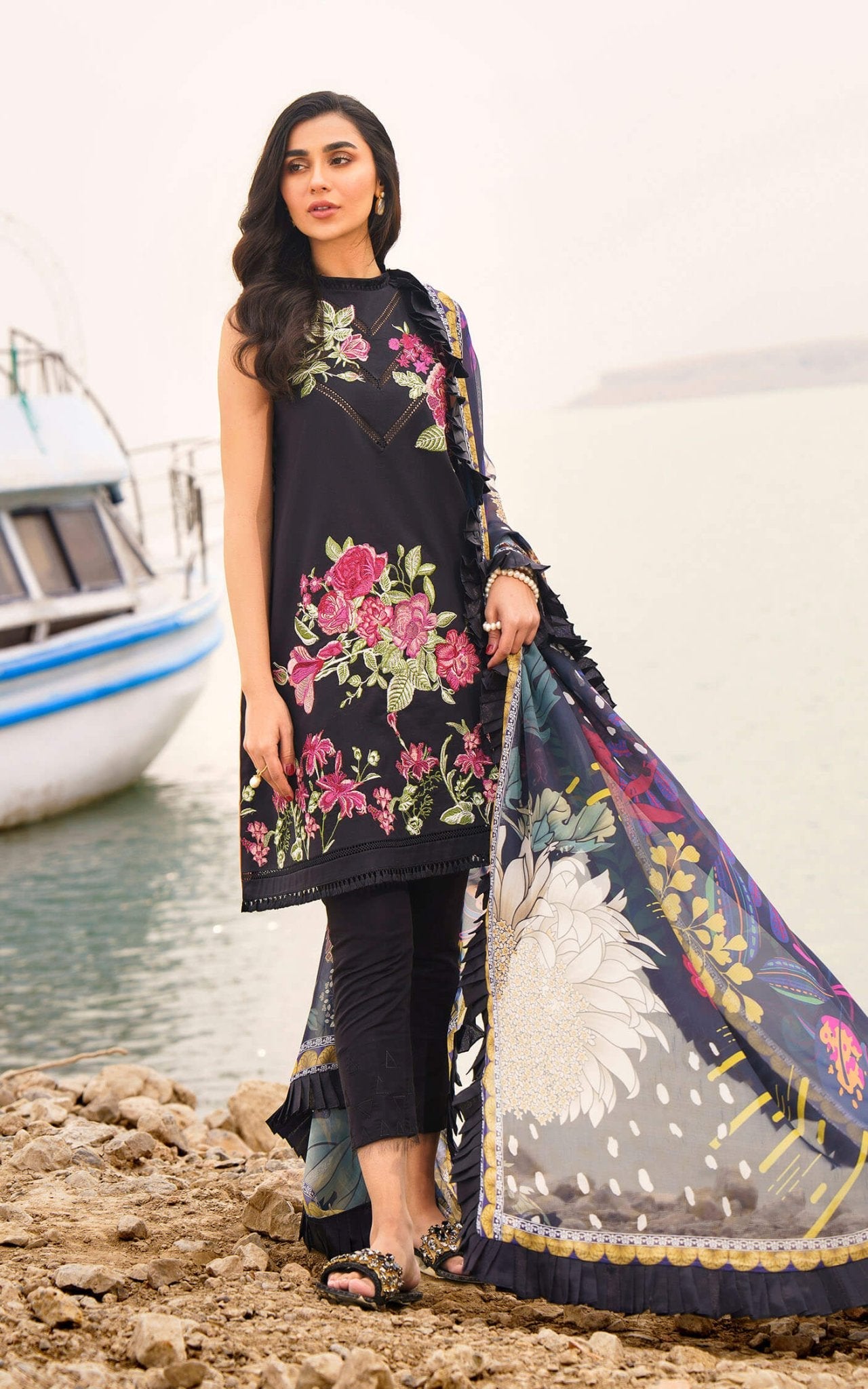 Asifa and Nabeel | Meraki Summer 24 | DAPHNE-U141M019 by Asifa and Nabeel - Designer Dress - Type: Ladies Clothes - Available at Libayah - 100% Original