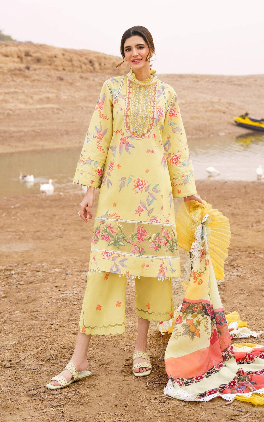 Asifa and Nabeel | Meraki Summer 24 | ORCHID-U141M007 by Asifa and Nabeel - Designer Dress - Type: Ladies Clothes - Available at Libayah - 100% Original