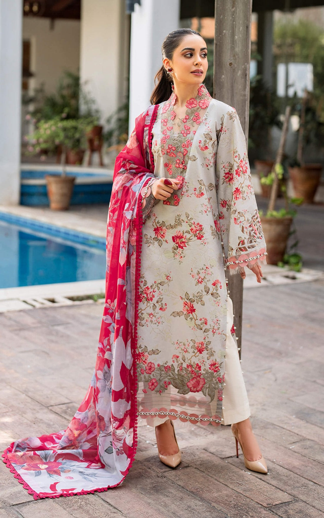Asifa and Nabeel | Meraki Summer Vol 2 | Chambeli MK-08 by Asifa and Nabeel - Designer Dress - Type: Ladies Clothes - Available at Libayah - 100% Original