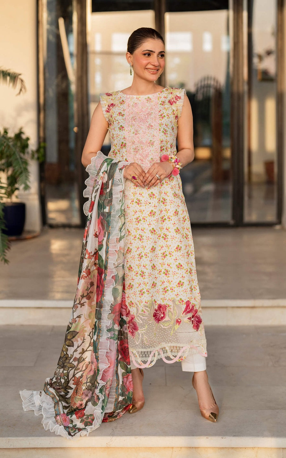 Asifa and Nabeel | Meraki Summer Vol 2 | Gulnar MK-15 by Asifa and Nabeel - Designer Dress - Type: Ladies Clothes - Available at Libayah - 100% Original