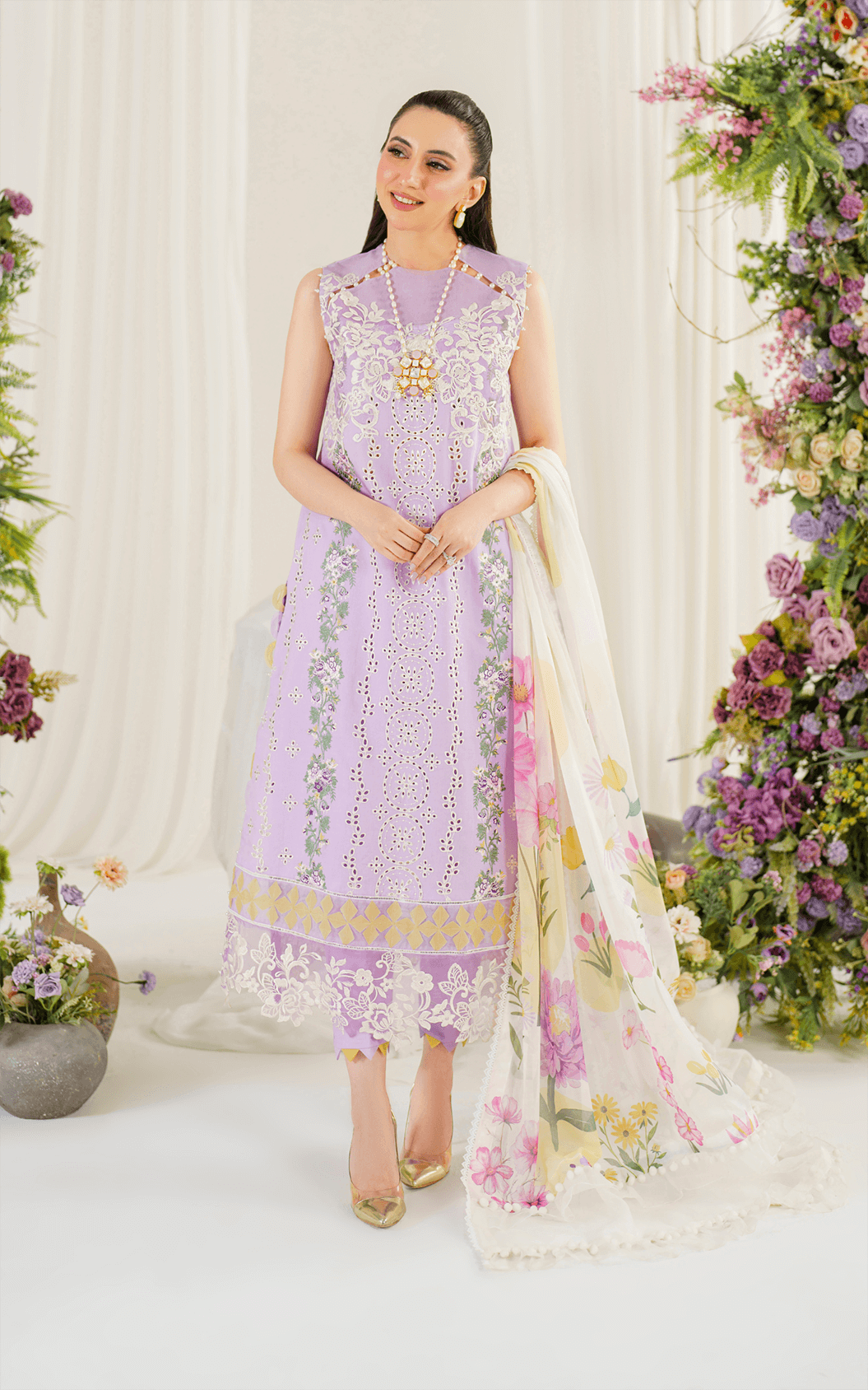 Asifa and Nabeel | Pretty in Pink Limited Edition | Baby s Breath (PP-8) by Asifa and Nabeel - Designer Dress - Type: Ladies Clothes - Available at Libayah - 100% Original