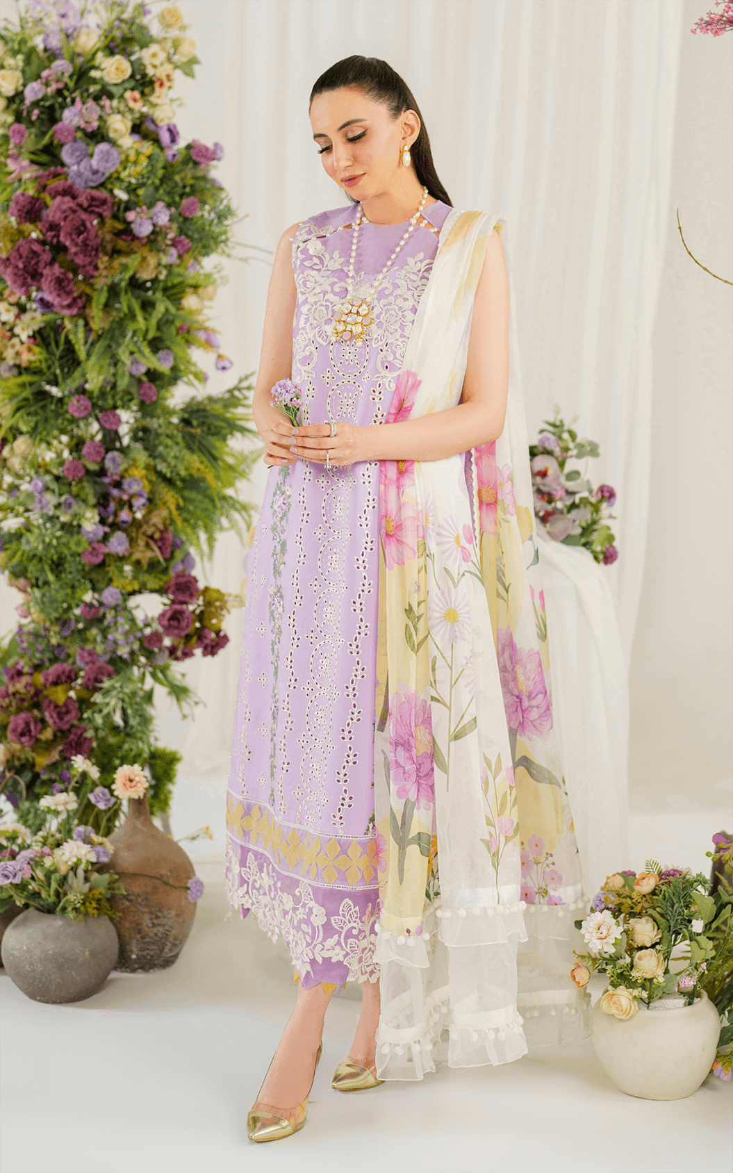 Asifa and Nabeel | Pretty in Pink Limited Edition | Baby s Breath (PP-8) by Asifa and Nabeel - Designer Dress - Type: Ladies Clothes - Available at Libayah - 100% Original