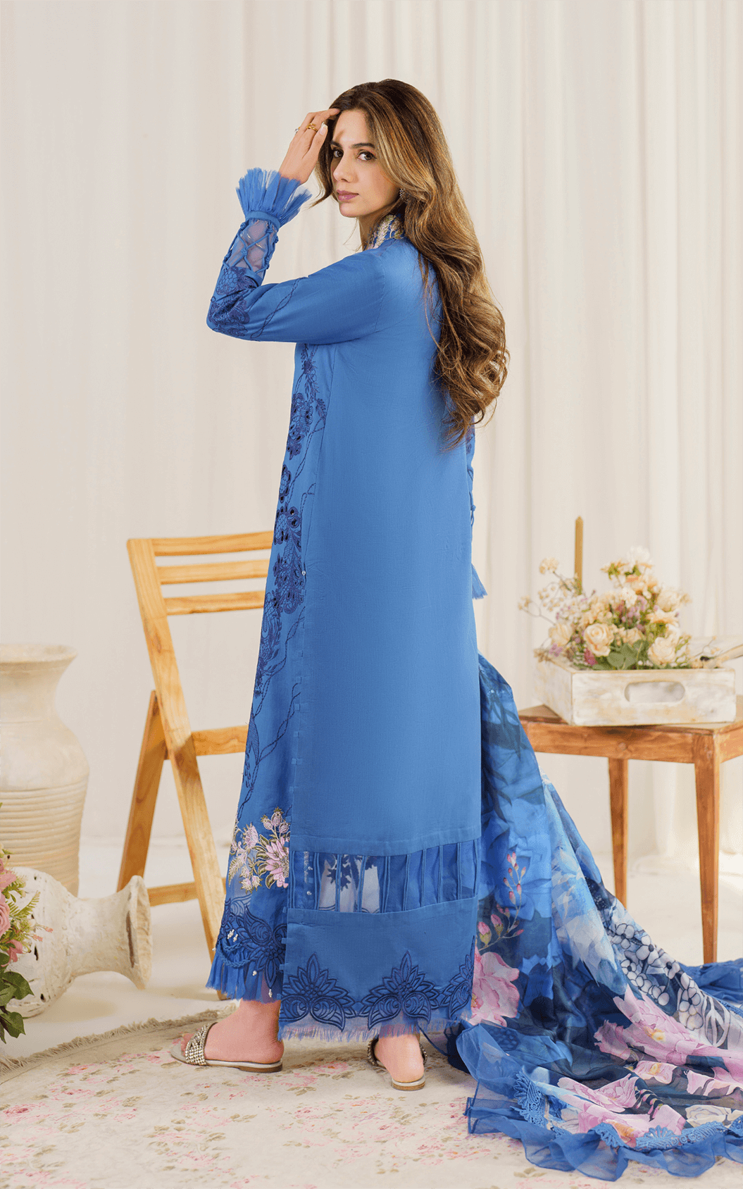 Asifa and Nabeel | Pretty in Pink Limited Edition | Peri Winkle (PP-4) by Asifa and Nabeel - Designer Dress - Type: Ladies Clothes - Available at Libayah - 100% Original