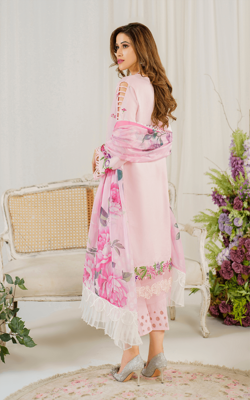 Asifa and Nabeel | Pretty in Pink Limited Edition | Sedum (PP-9) by Asifa and Nabeel - Designer Dress - Type: Ladies Clothes - Available at Libayah - 100% Original