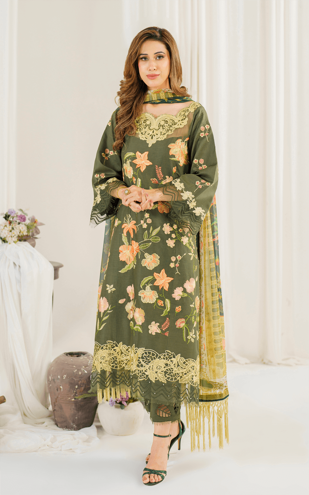 Asifa and Nabeel | Pretty in Pink Limited Edition | Sweet Pea (PP-6) by Asifa and Nabeel - Designer Dress - Type: Ladies Clothes - Available at Libayah - 100% Original
