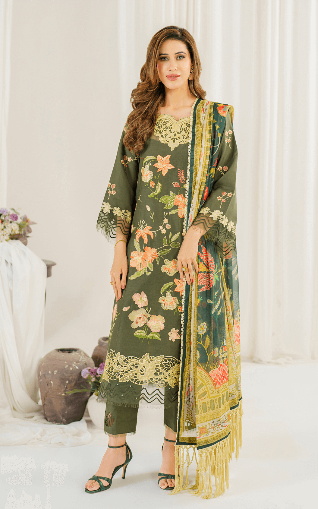 Asifa and Nabeel | Pretty in Pink Limited Edition | Sweet Pea (PP-6) by Asifa and Nabeel - Designer Dress - Type: Ladies Clothes - Available at Libayah - 100% Original