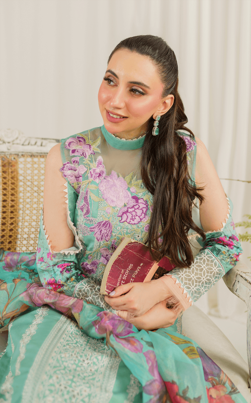 Asifa and Nabeel | Pretty in Pink Limited Edition | Water Lily (PP-3) by Asifa and Nabeel - Designer Dress - Type: Ladies Clothes - Available at Libayah - 100% Original