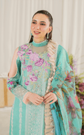 Asifa and Nabeel | Pretty in Pink Limited Edition | Water Lily (PP-3) by Asifa and Nabeel - Designer Dress - Type: Ladies Clothes - Available at Libayah - 100% Original