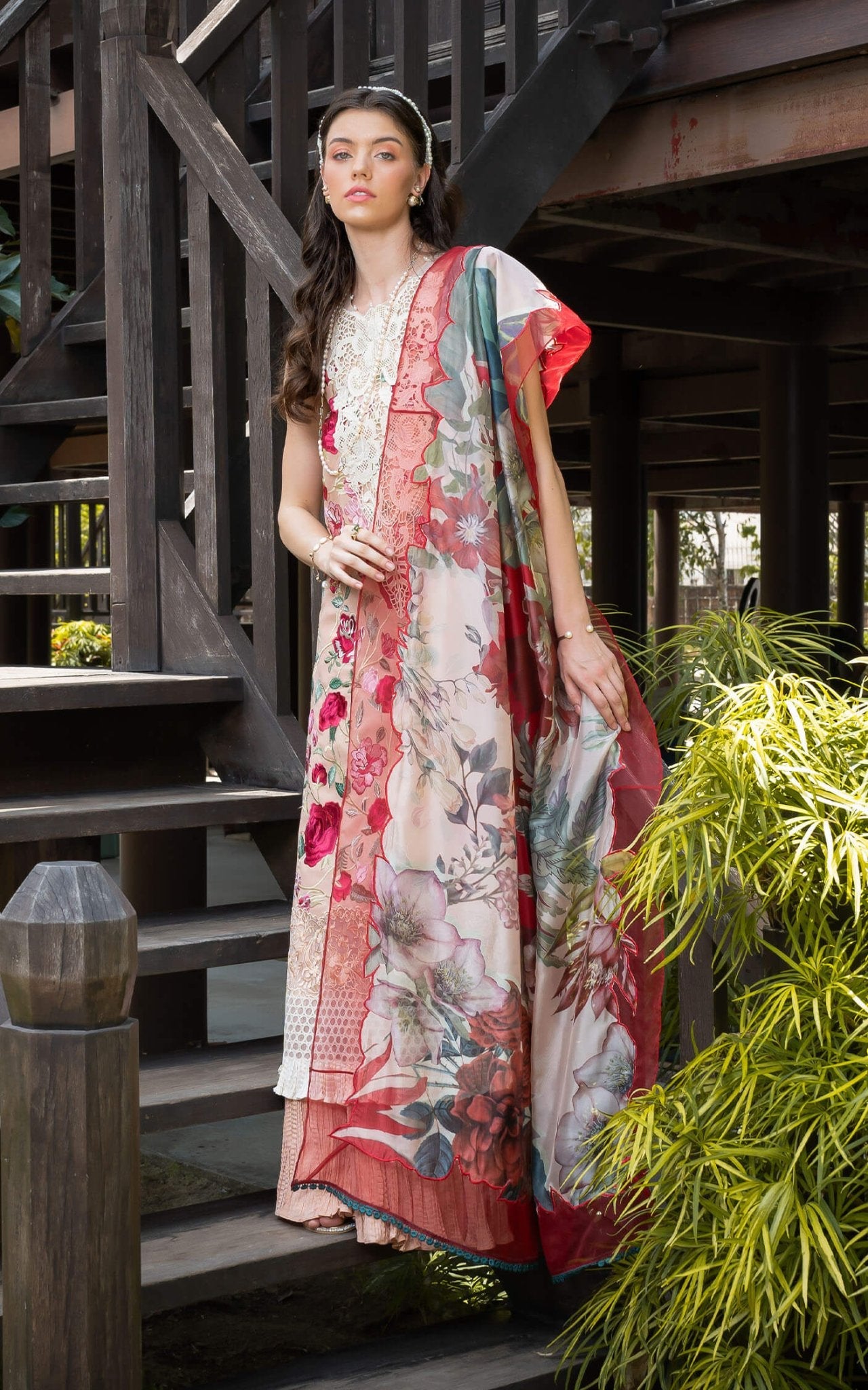 Asifa and Nabeel | Rosemary Ruffles 24 | Botanica by Asifa and Nabeel - Designer Dress - Type: Ladies Clothes - Available at Libayah - 100% Original