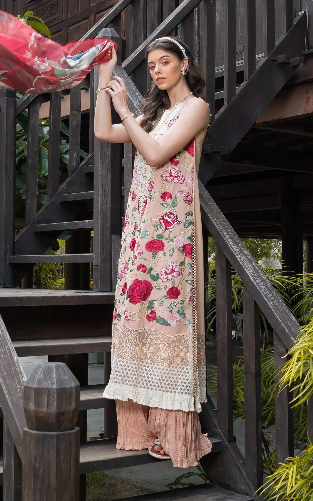 Asifa and Nabeel | Rosemary Ruffles 24 | Botanica by Asifa and Nabeel - Designer Dress - Type: Ladies Clothes - Available at Libayah - 100% Original