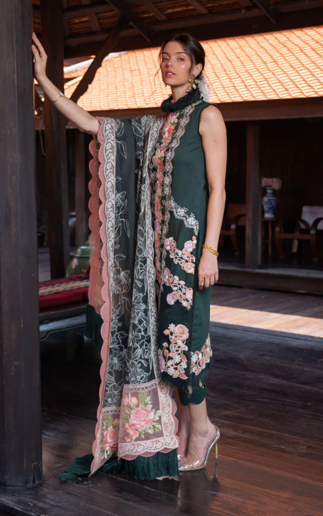 Asifa and Nabeel | Rosemary Ruffles 24 | Charisma by Asifa and Nabeel - Designer Dress - Type: Ladies Clothes - Available at Libayah - 100% Original