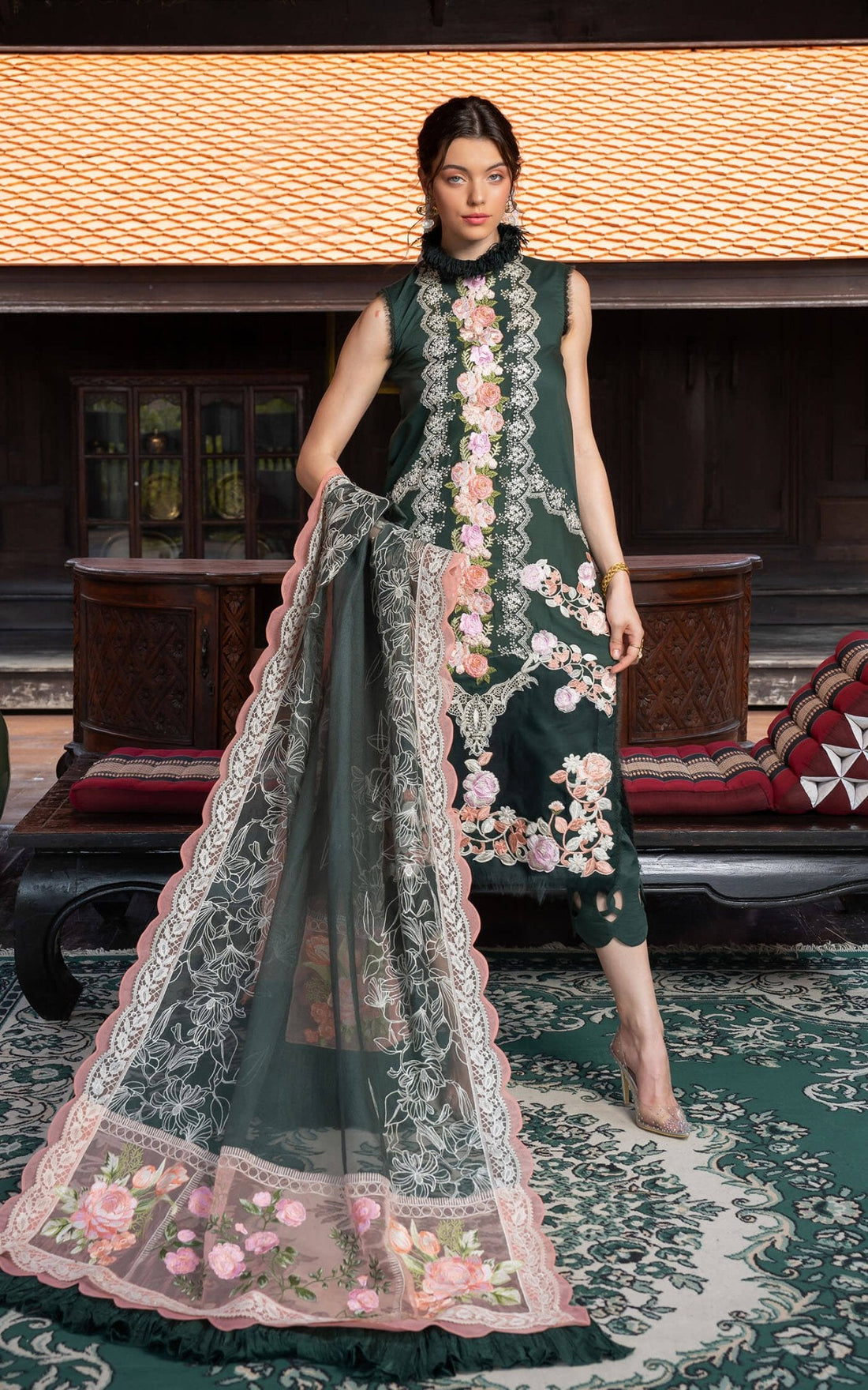 Asifa and Nabeel | Rosemary Ruffles 24 | Charisma by Asifa and Nabeel - Designer Dress - Type: Ladies Clothes - Available at Libayah - 100% Original