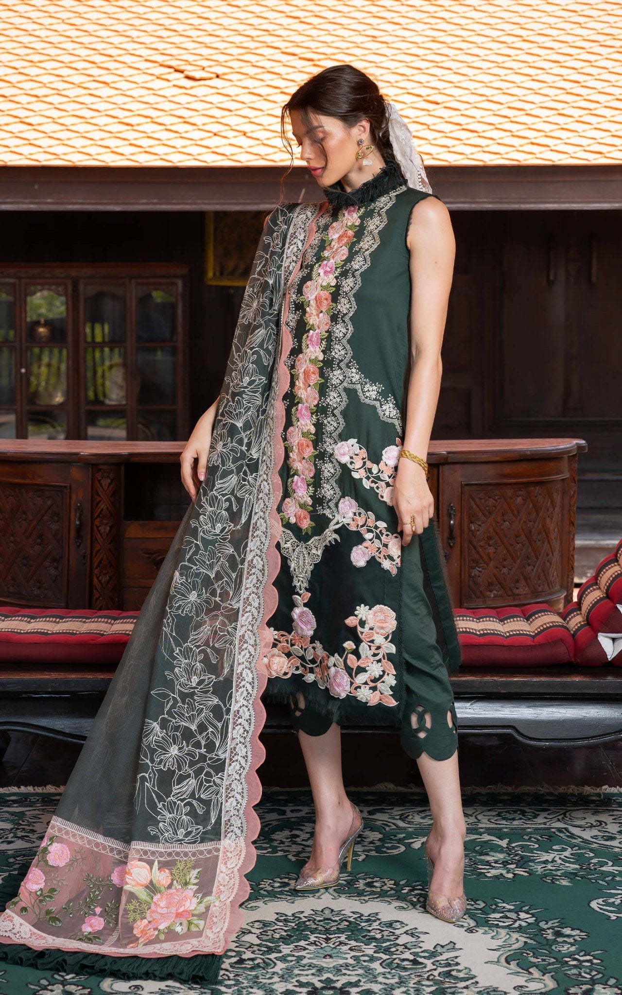 Asifa and Nabeel | Rosemary Ruffles 24 | Charisma by Asifa and Nabeel - Designer Dress - Type: Ladies Clothes - Available at Libayah - 100% Original