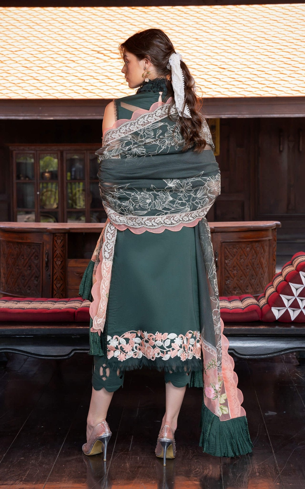 Asifa and Nabeel | Rosemary Ruffles 24 | Charisma by Asifa and Nabeel - Designer Dress - Type: Ladies Clothes - Available at Libayah - 100% Original